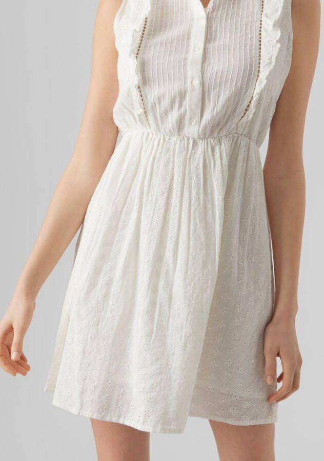 Vero Moda Mini jurk mouwloze structuur