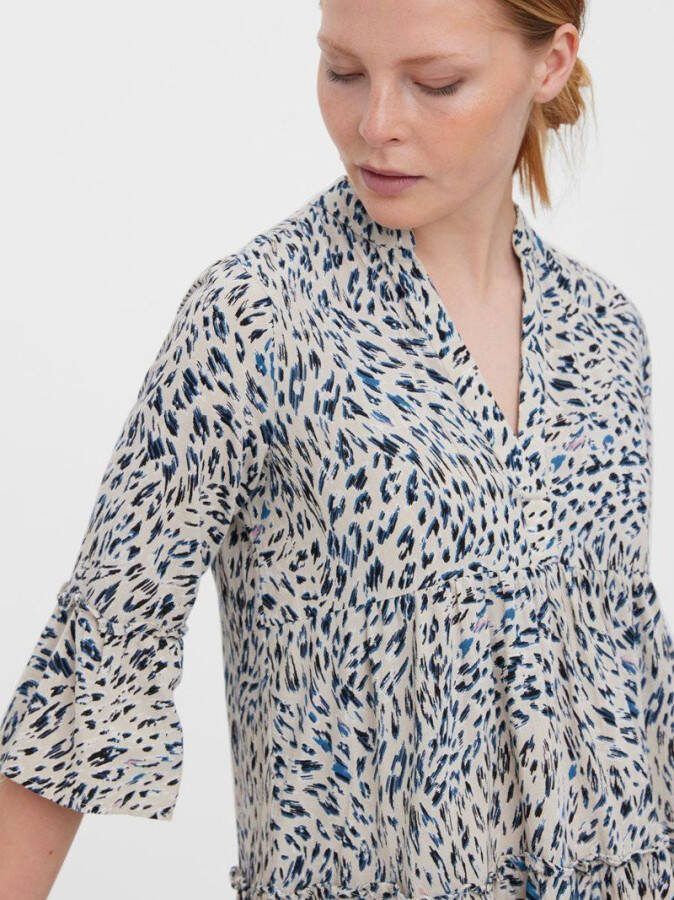 Vero Moda Mini jurk v hals gelaagde
