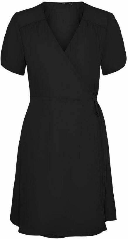 VERO MODA wikkeljurk VMPOEL met plooien zwart
