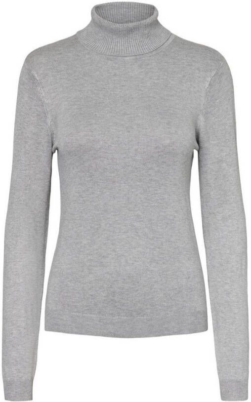 Vero Moda Glory ls rollneck blouse , Grijs, Dames