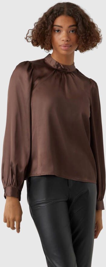 Vero Moda vmnoa ls top wvn ga noos koffieboon , Bruin, Dames