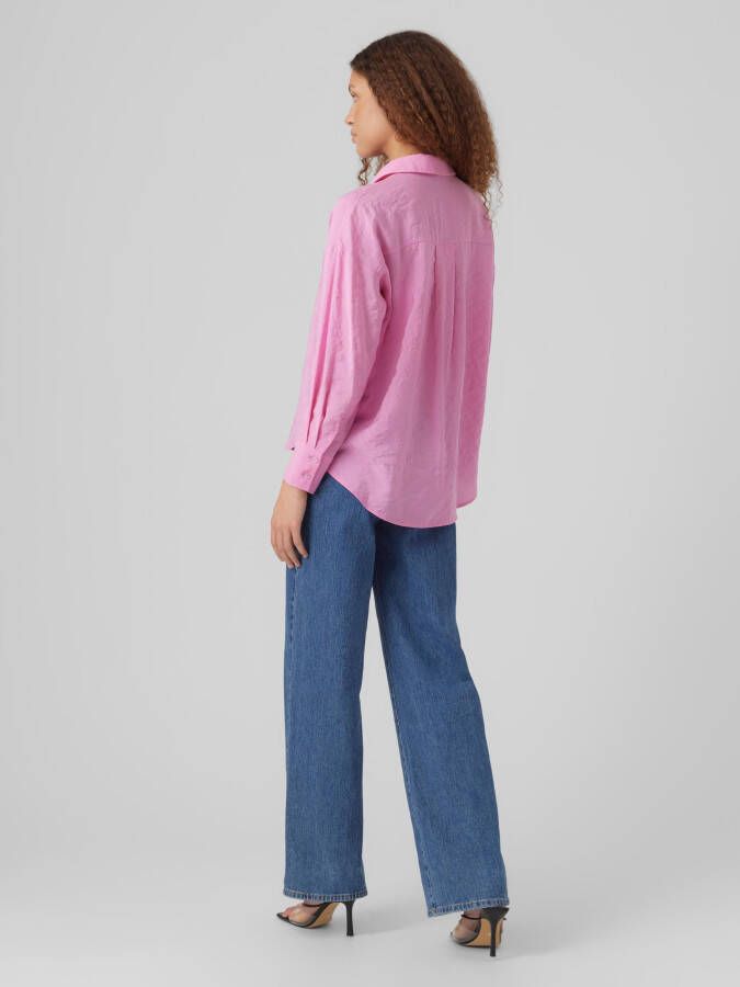 Vero Moda Vmqueeny ls oversize shirt wvn ga n