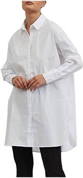 Vila Lange blouse VIGIMAS OVERSIZE Voor kort en achter lang achter iets langer