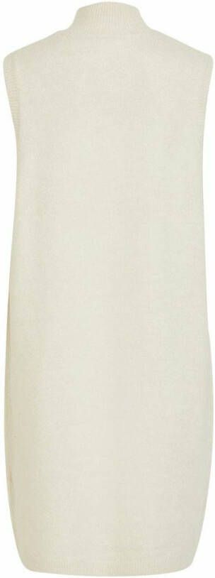 Vila Gebreid gilet lang