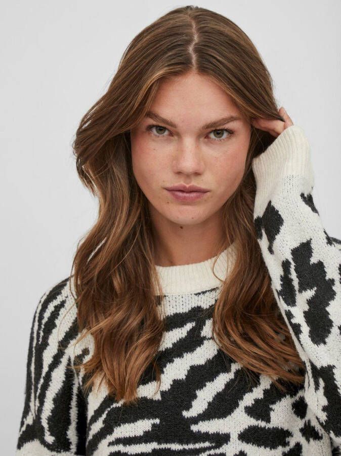 Vila Gebreide jurk jacquard