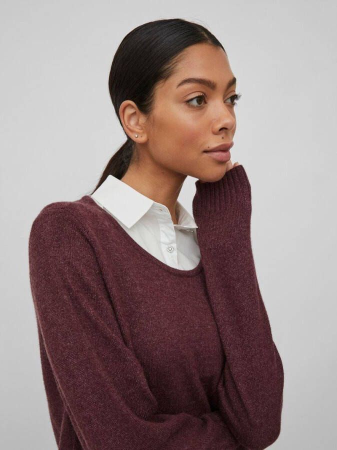 Vila Gebreide jurk longsleeve