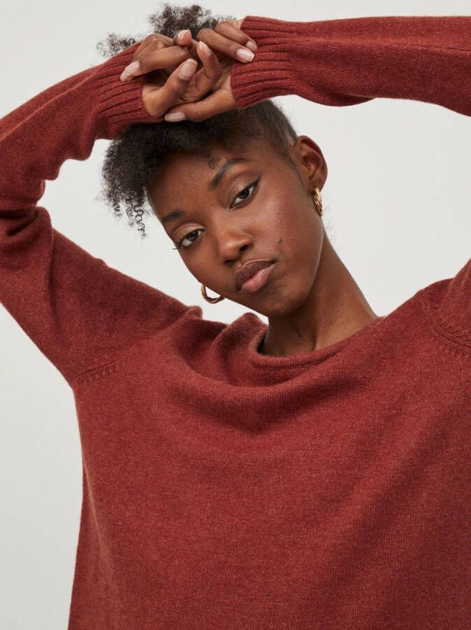 Vila Gebreide jurk longsleeve