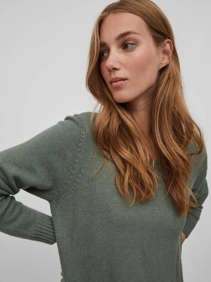 Vila Gebreide jurk longsleeve