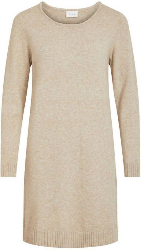 Vila Gebreide jurk longsleeve