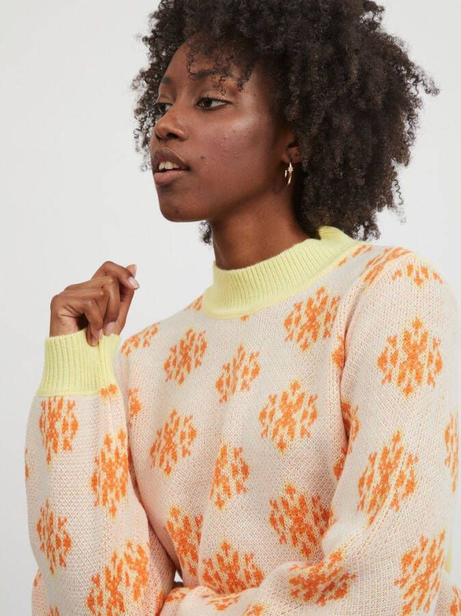 Vila Gebreide trui hoge hals