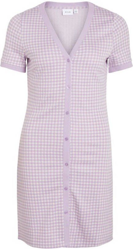 Vila Jurk met korte mouwen knoop