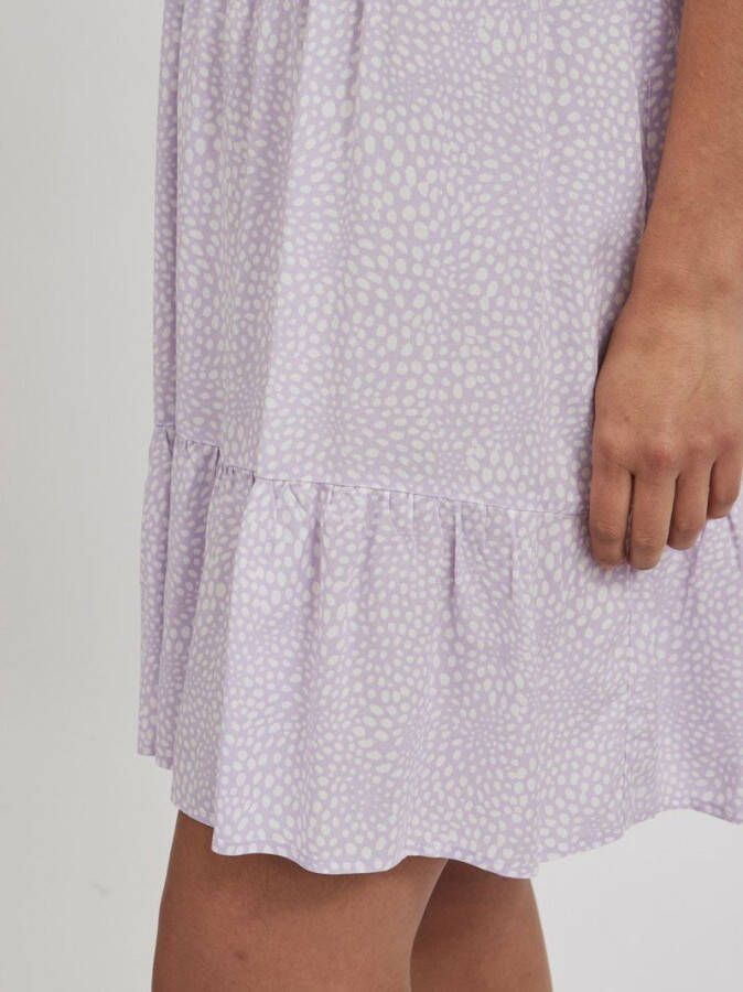 Vila Knielengte jurk korte mouwen