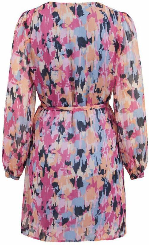 Vila Knielengte jurk lange mouwen