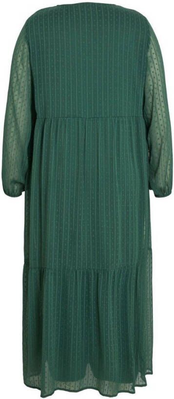 Vila Maxi jurk curve v hals