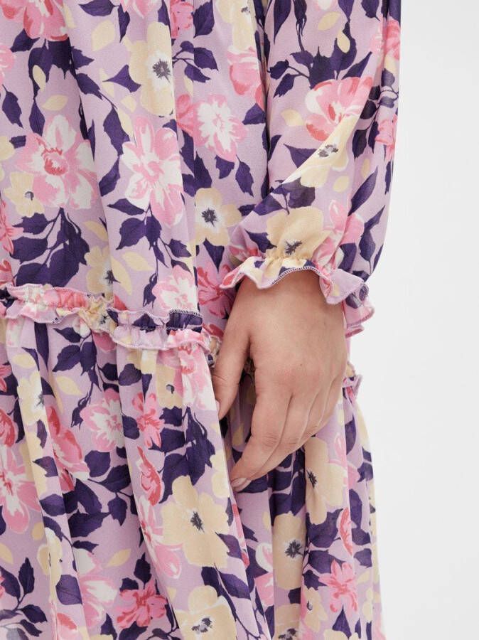 Vila Mini jurk curve bloemen