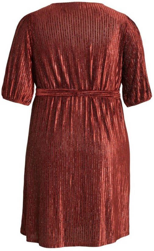 Vila Mini jurk curve glimmende