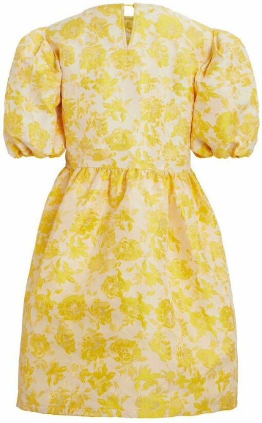 Vila Mini jurk gebloemde pofmouw