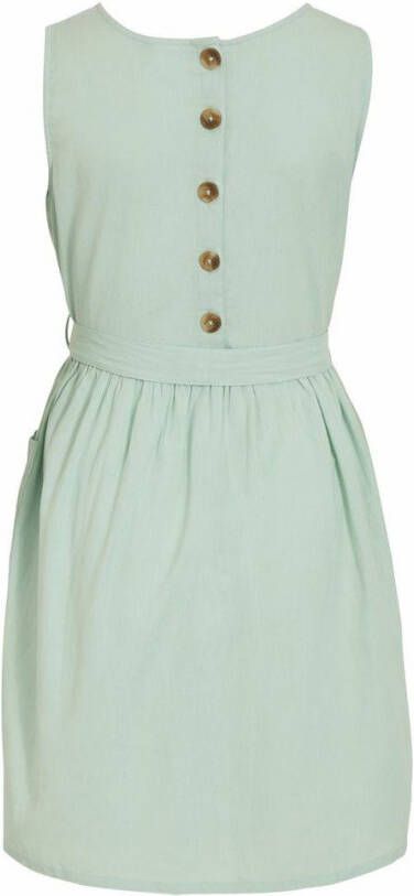 Vila Mini jurk mouwloze strikkoord