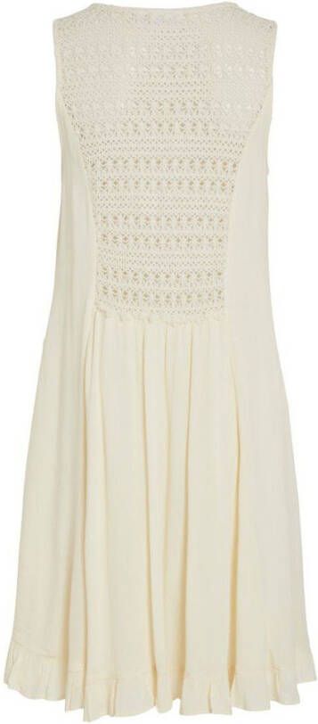 Vila Mouwloze jurk crochet