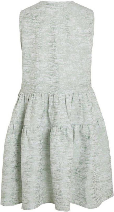 Vila Mouwloze jurk knoop