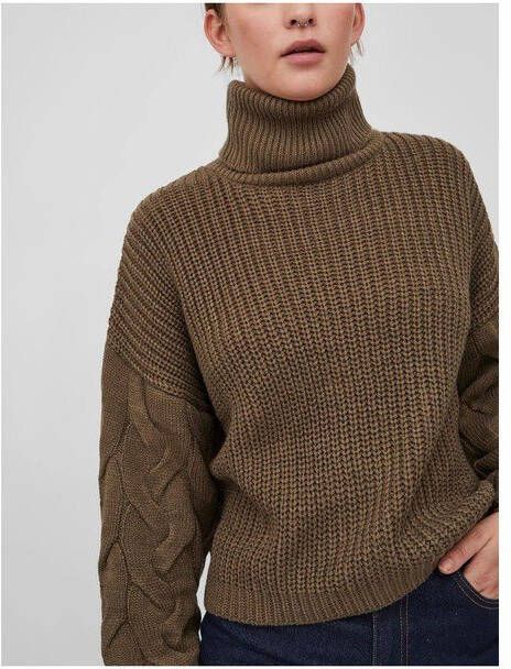 Vila Gebreide trui rolkraag