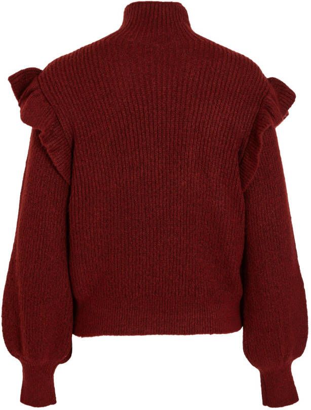 Vila Vibooba frill pullover bf