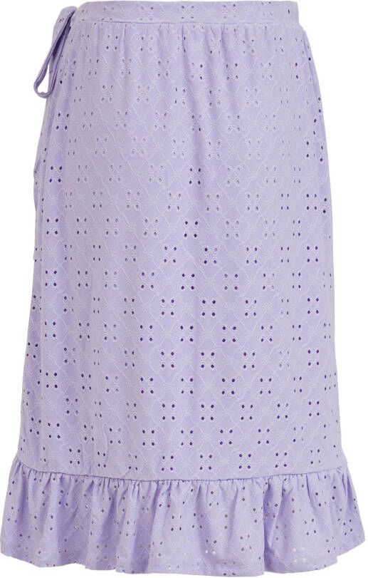 Vila Vikawa midi emb wrap skirt/ret/ka