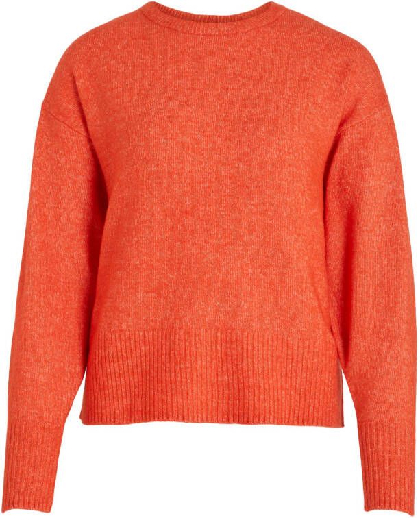 Vila Vimathilda o neck l/s knit top/su/p