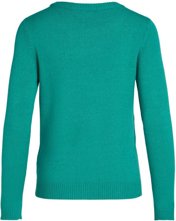 Vila 14054177 viril o neck l/s knit top noos