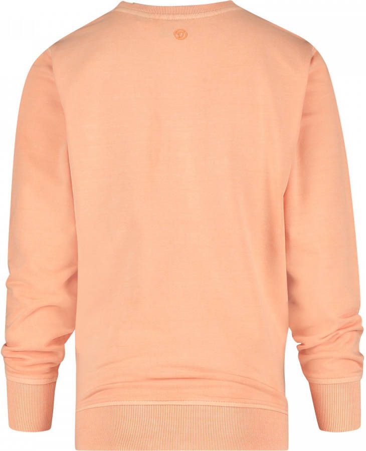 Vingino Essentials sweater met logo neon oranje