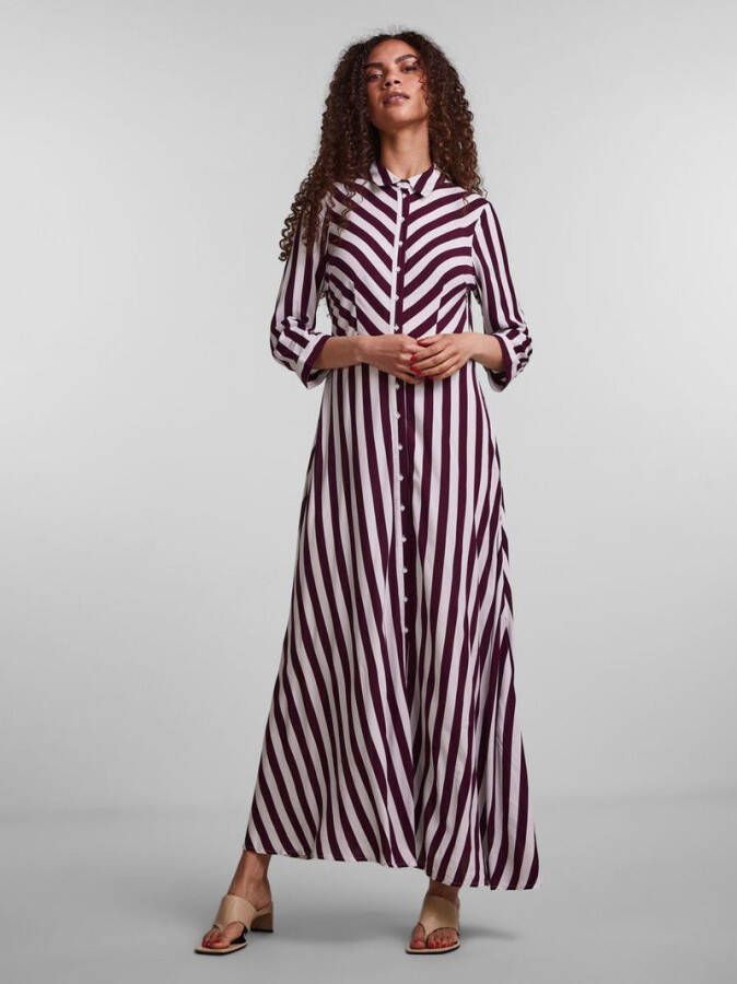 Y.A.S Jurk met overhemdkraag YASSAVANNA LONG SHIRT DRESS