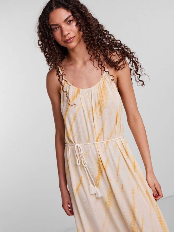 Y.A.S. Gele Maxi Jurk Yastida Strap Maxi Dress S. Fest