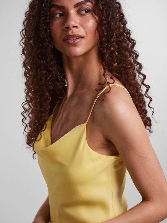 Y.A.S. Gele Midi Jurk Yasdottea Strap Mini Dress