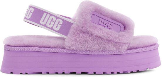 Ugg Disco Pantoffels voor Dames in Lilac Bloom,| Shearling