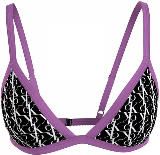 Calvin Klein Ck One voorgevormde triangel bikinitop met uitneembare vulling