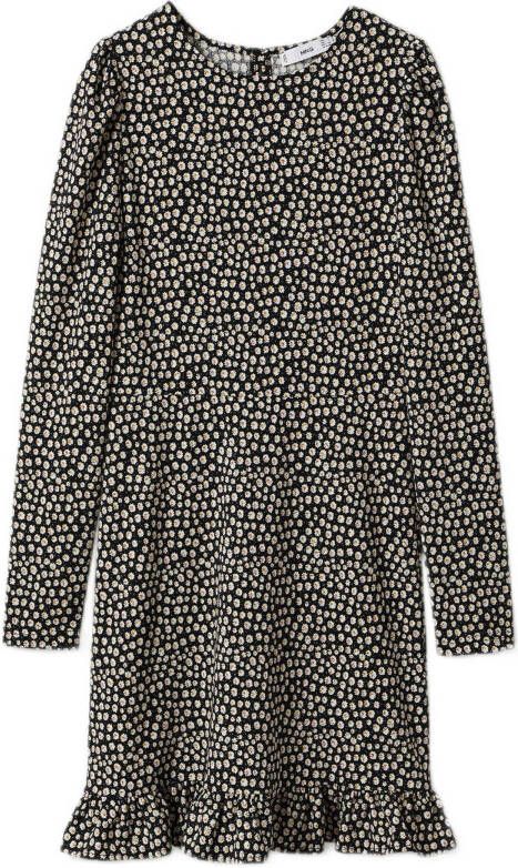 Mango Palos mini jurk met volant en bloemenprint