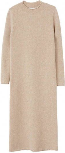 Mango Seeds fijngebreide midi trui jurk