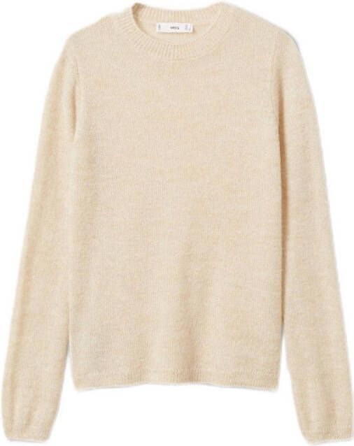 Mango Nube grofgebreide pullover in alpaca wolblend
