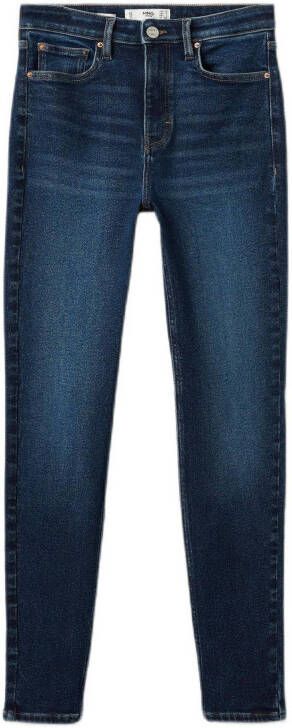 Mango Soho high waist skinny jeans met donkere wassing