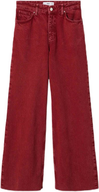 Mango Camila high waist wide leg jeans met gekleurde wassing