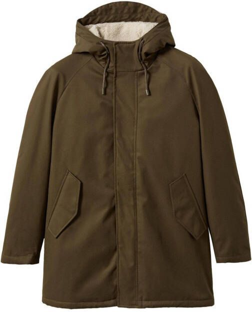 Mango Imperia I parka met teddy voering en steekzakken