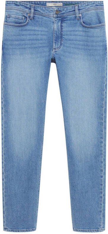 mango man Jan slim fit jeans met lichte versleten wassing