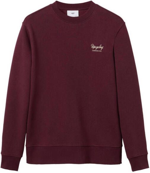 mango man Katoenen sweatshirt met boodschap