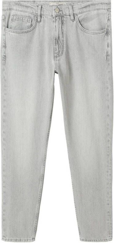 Mango Ben tapered fit cropped jeans met gekleurde wassing