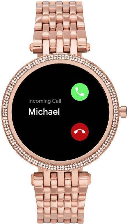Michael Kors Smartwatches Gen 5E Darci Rosé, goudkleurig