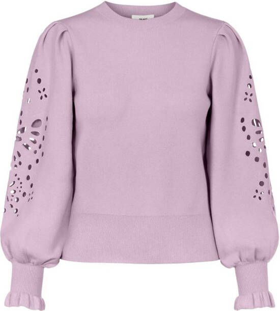 OBJECT trui OBJREYNARD met open detail lila