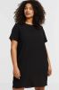 ONLY CARMAKOMA jurk CARLUX met textuur zwart online kopen