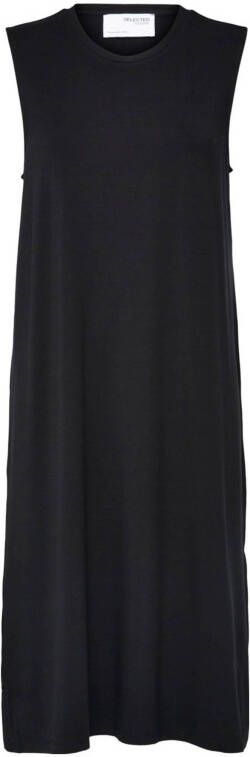 Selected Femme Slfgia mouwloze midi jurk in lyocellblend
