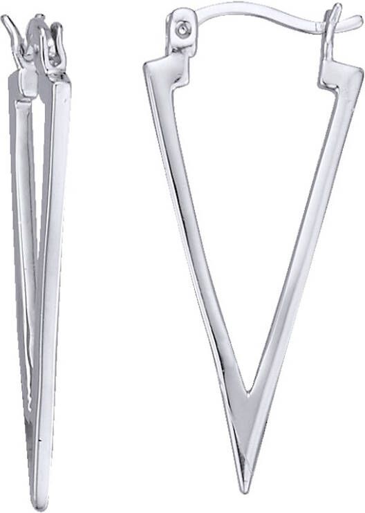 AMY VERMONT Creolen van echt zilver Zilverkleur