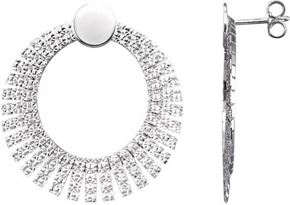 AMY VERMONT Oorbellen hoogglans gepolijst Zilverkleur